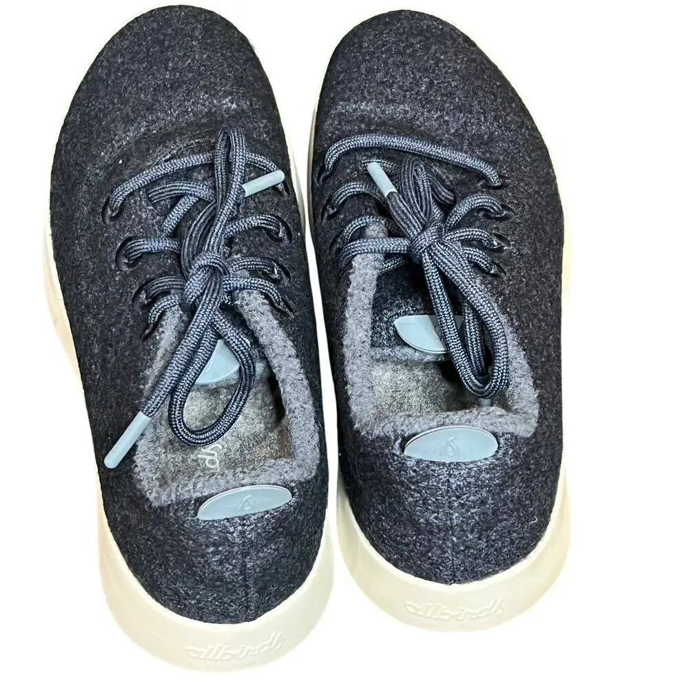 Allbirds Sneakers Mens 10 Blue Wool Runner Mizzle Water Repellent Athletic Shoes